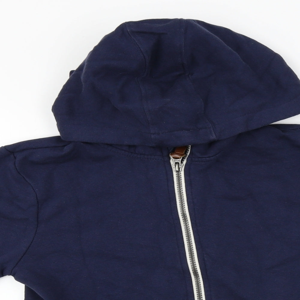 Blue Zoo  Boys Blue   Full Zip Hoodie Size 9-10 Years