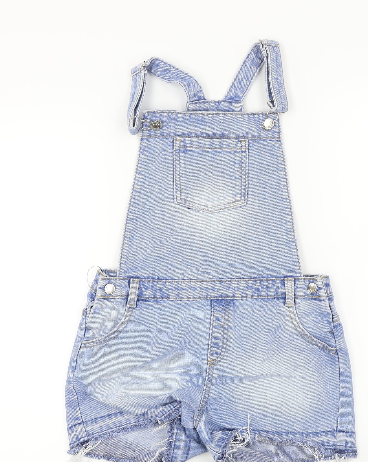 F&F  Girls Blue   Dungaree One-Piece Size 11-12 Years