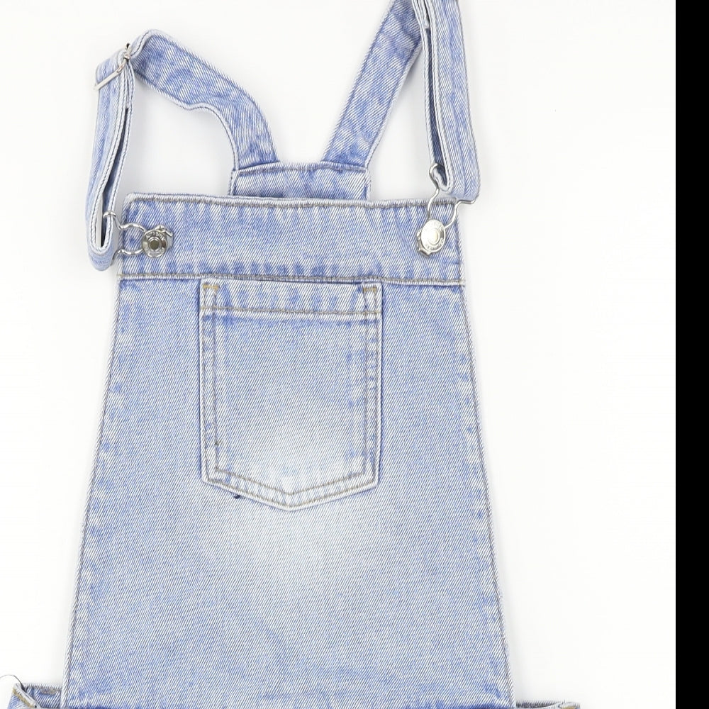F&F  Girls Blue   Dungaree One-Piece Size 11-12 Years
