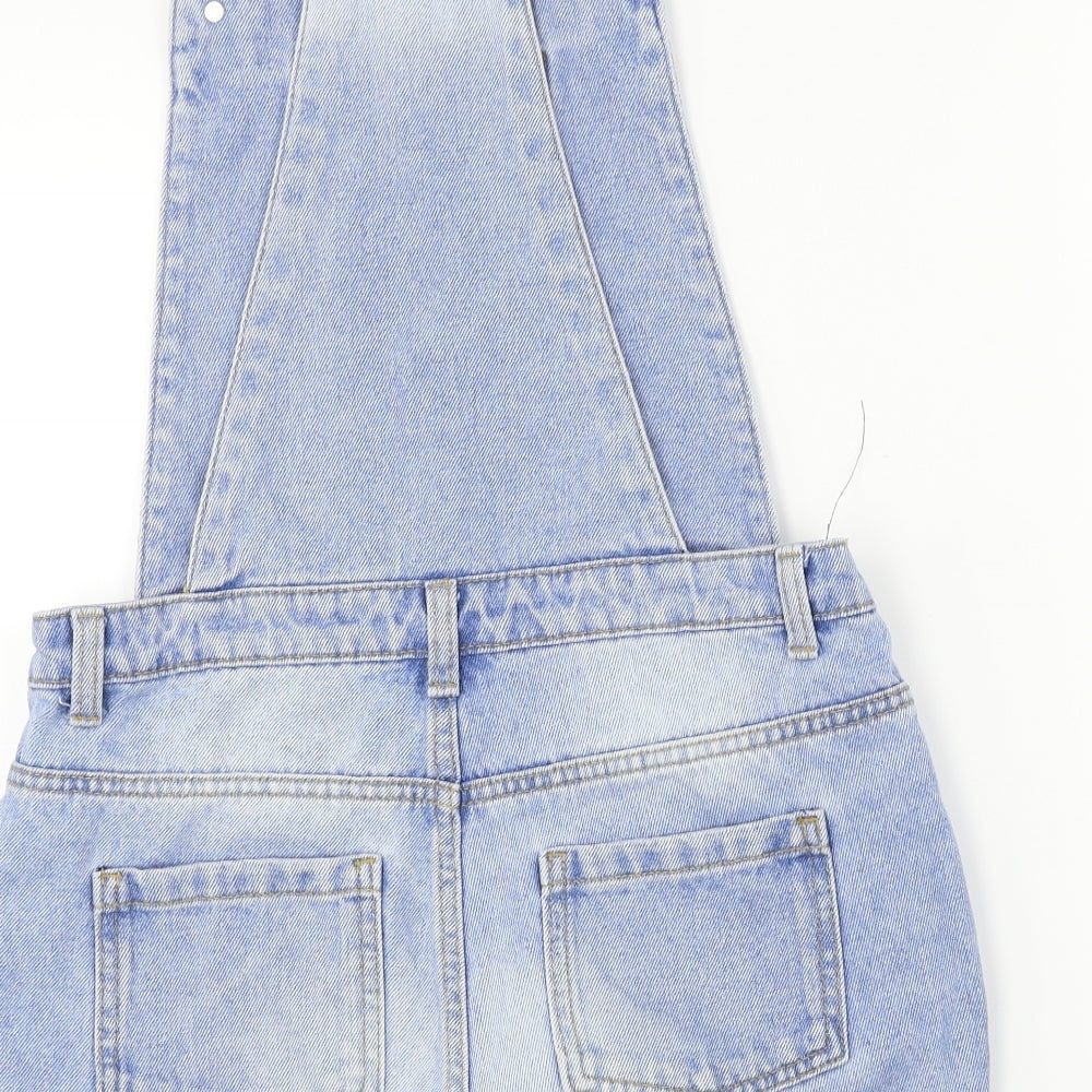 F&F  Girls Blue   Dungaree One-Piece Size 11-12 Years