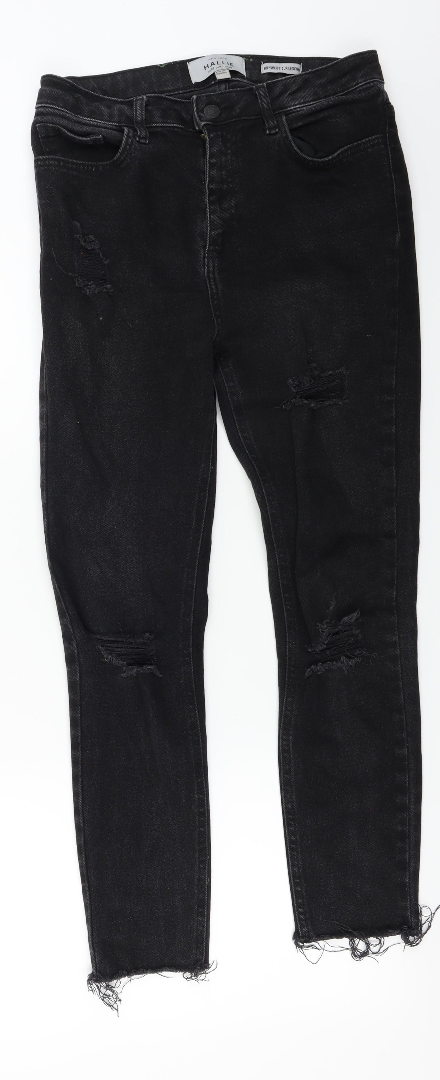 New Look  Womens Black   Skinny Jeans Size 12 L23 in