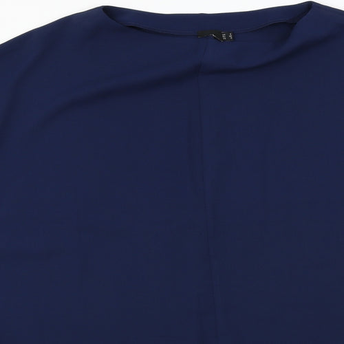 Preworn  Womens Blue   Basic Blouse Size 4