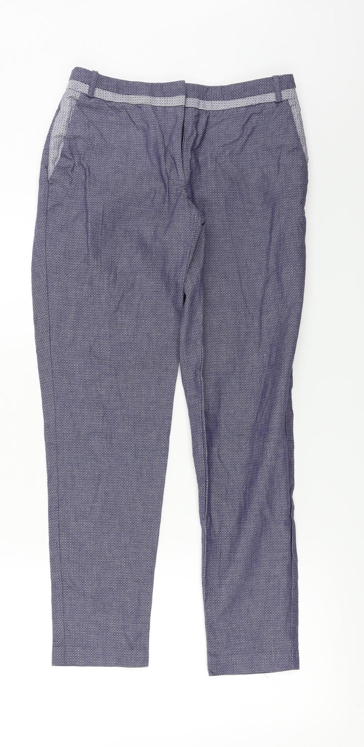 River Island Womens Blue Trousers Size 6 L24 in