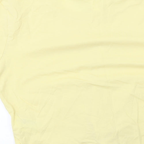 H&M Womens Yellow   Basic T-Shirt Size S