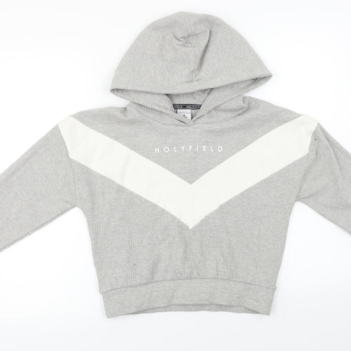 Holyfield  Girls Grey   Pullover Hoodie Size 13-14 Years