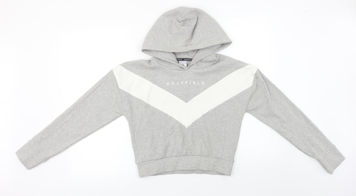 Holyfield  Girls Grey   Pullover Hoodie Size 13-14 Years
