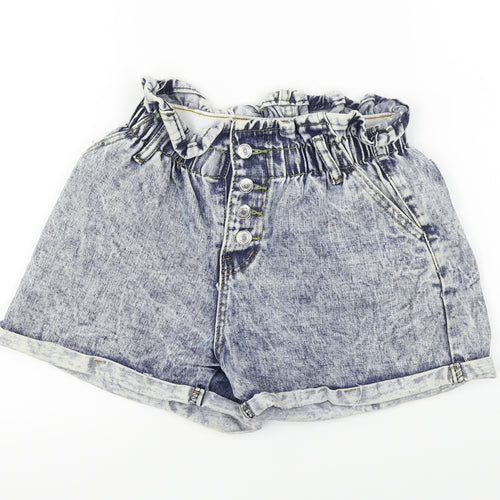 Preworn  Womens Blue   Chino Shorts Size 24 in