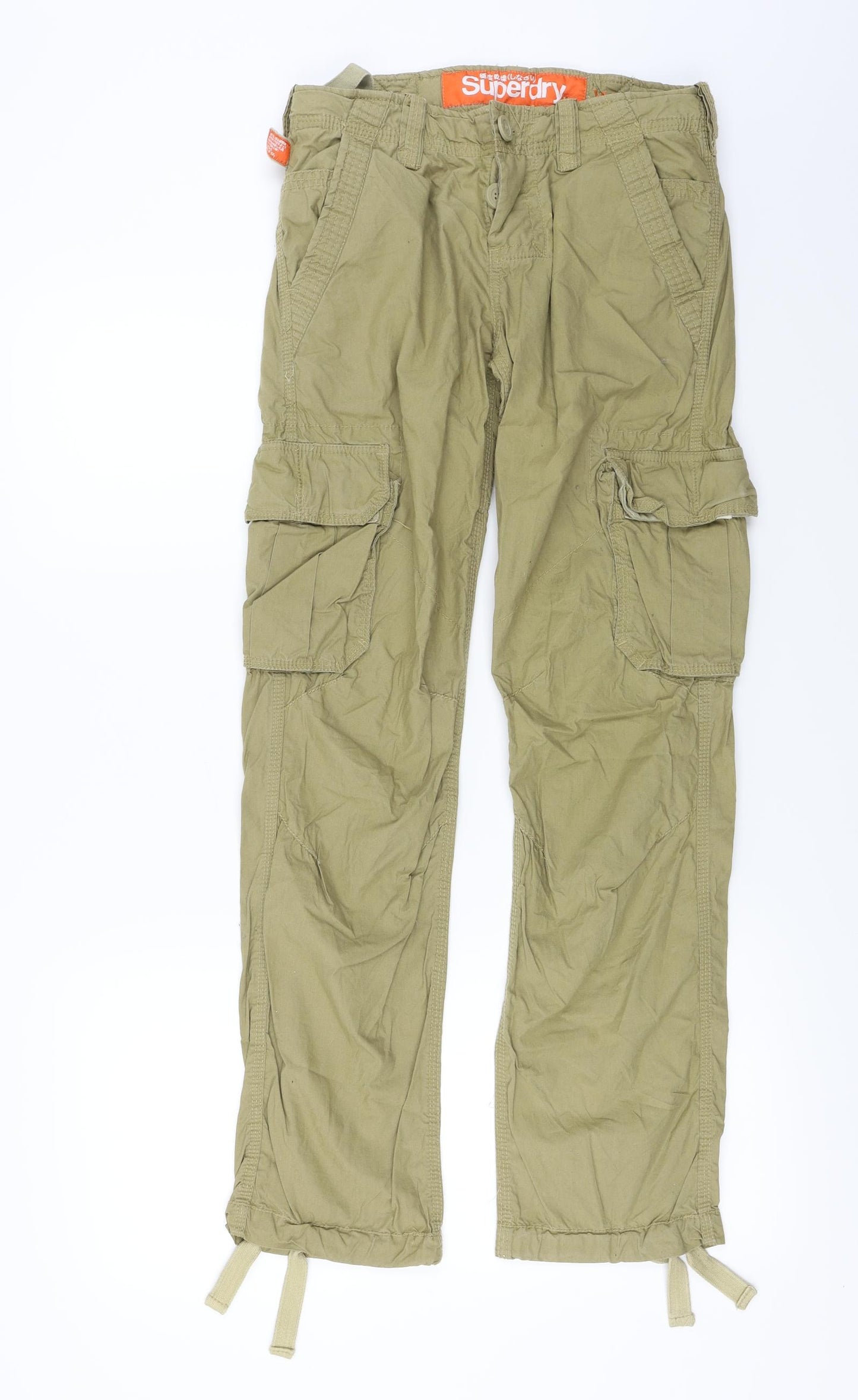 Superdry  Womens Beige   Trousers  Size XS L27 in