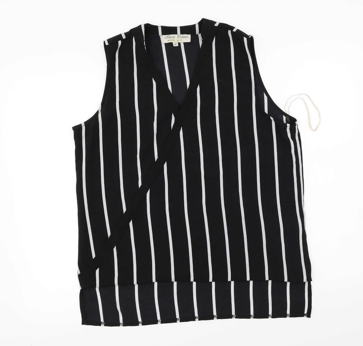Parisian Collection  Womens Black   Basic Blouse Size 12