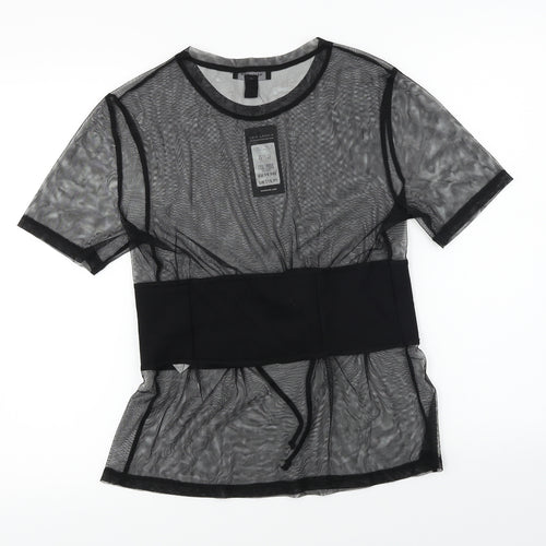 New Look Womens Black   Basic T-Shirt Size 12