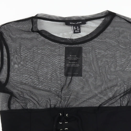 New Look Womens Black   Basic T-Shirt Size 12
