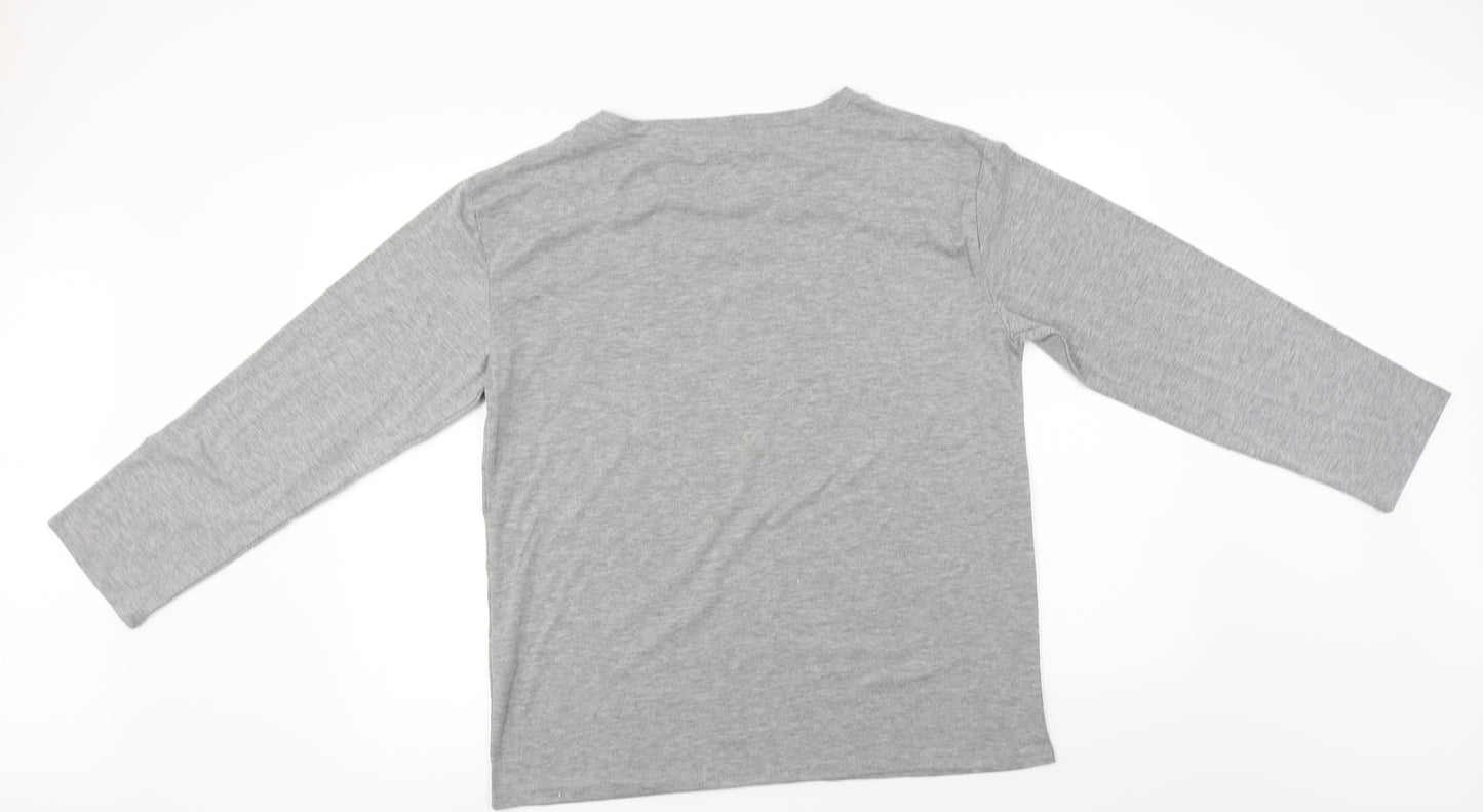 MissLook  Womens Grey   Basic T-Shirt Size L