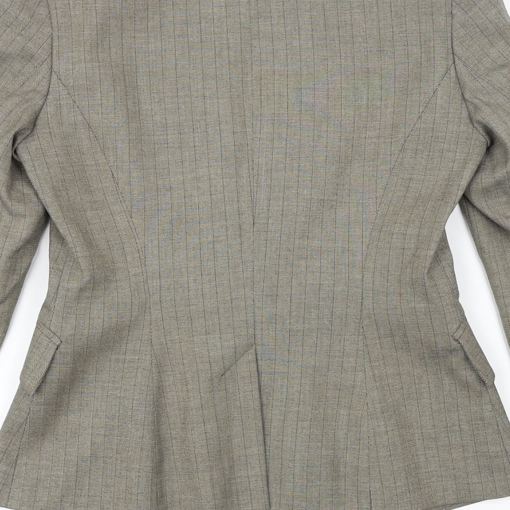 Warehouse  Womens Beige   Jacket Coat Size 8