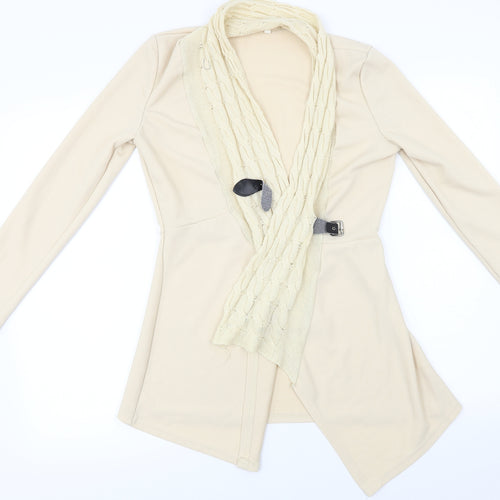 Preworn Womens Beige   Cardigan Jumper Size L