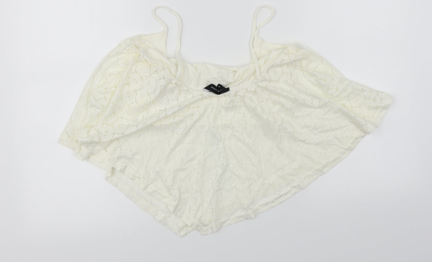 New Look  Womens Ivory   Basic T-Shirt Size 14