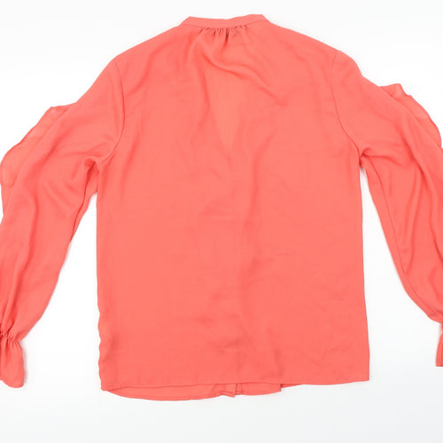 F&F  Womens Orange   Basic Blouse Size 8