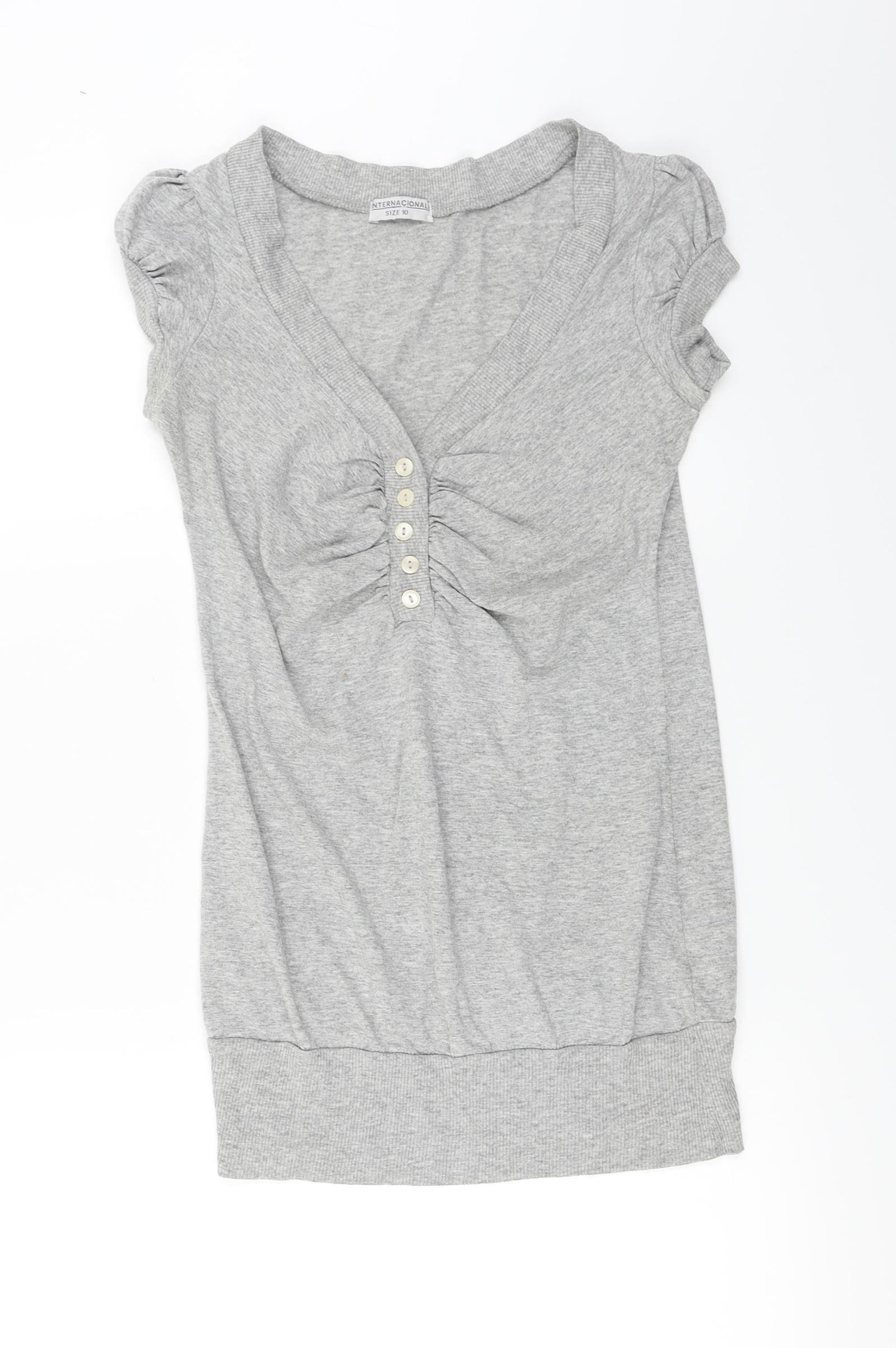Internaionale  Womens Grey   Pullover Jumper Size 10