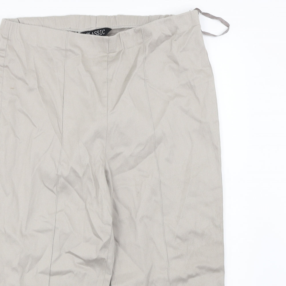 Classics Womens Beige   Trousers  Size 14 L20 in