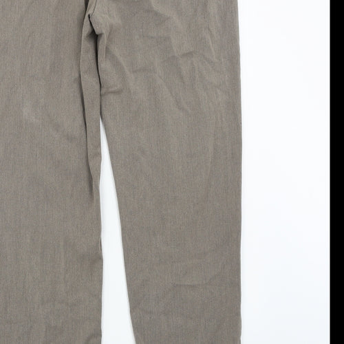 Marks and Spencer Womens Beige   Trousers  Size 16 L28 in