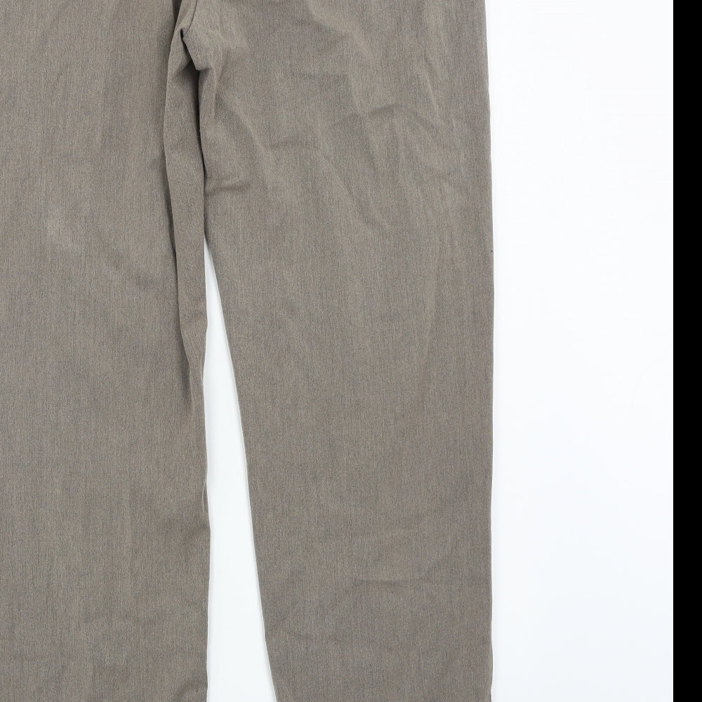 Marks and Spencer Womens Beige   Trousers  Size 16 L28 in
