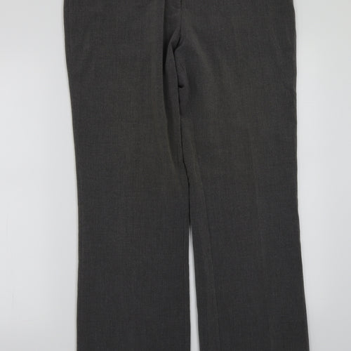 Fred & Flo Womens Grey   Trousers  Size 14 L29 in