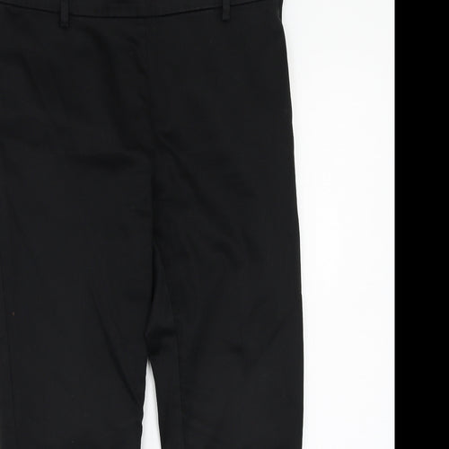 H&M Womens Black   Trousers  Size 10 L24 in