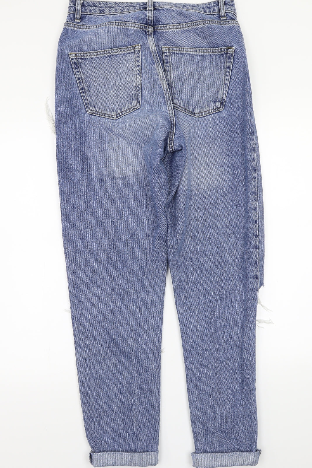 Topshop Womens Blue   Straight Jeans Size 30