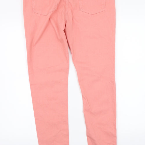 Marks and Spencer Womens Pink   Skinny Jeans Size 12 L29 in