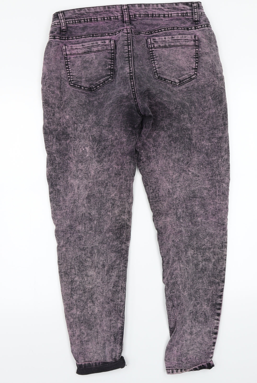 Lottie Loves Womens Grey   Straight Jeans Size 14 L25 in