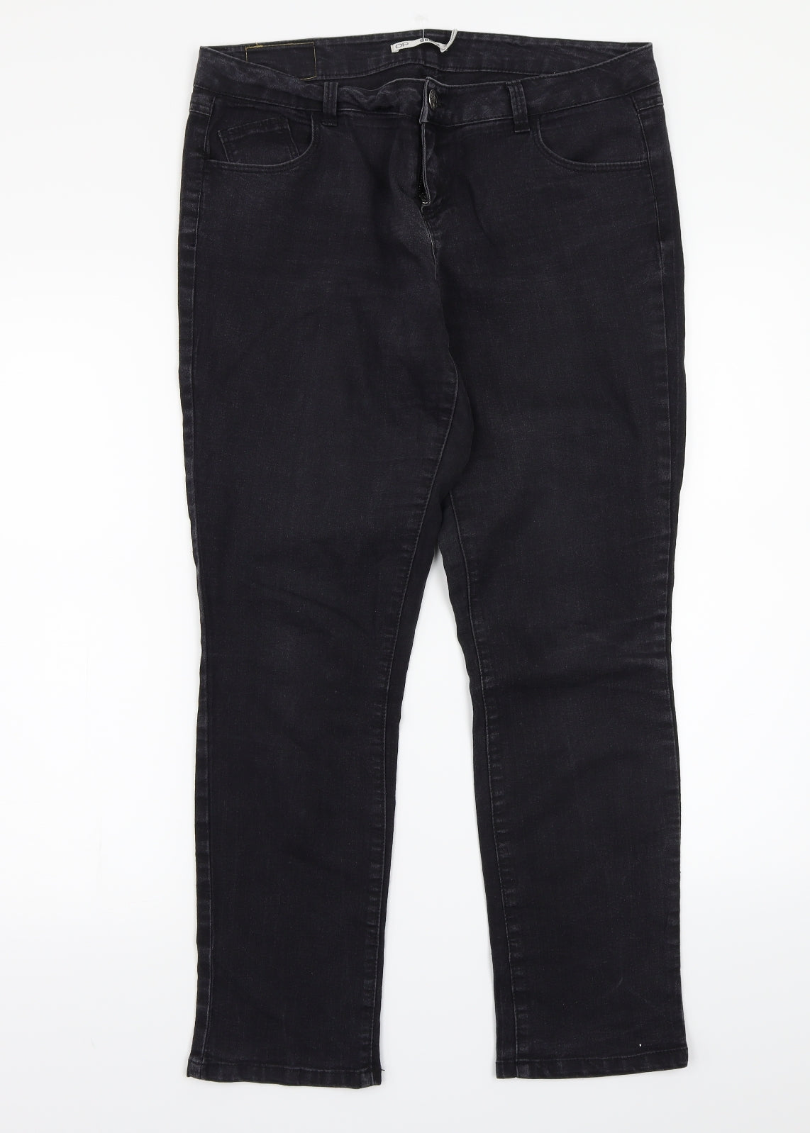 Dorothy Perkins Womens Black   Straight Jeans Size 14 L26 in