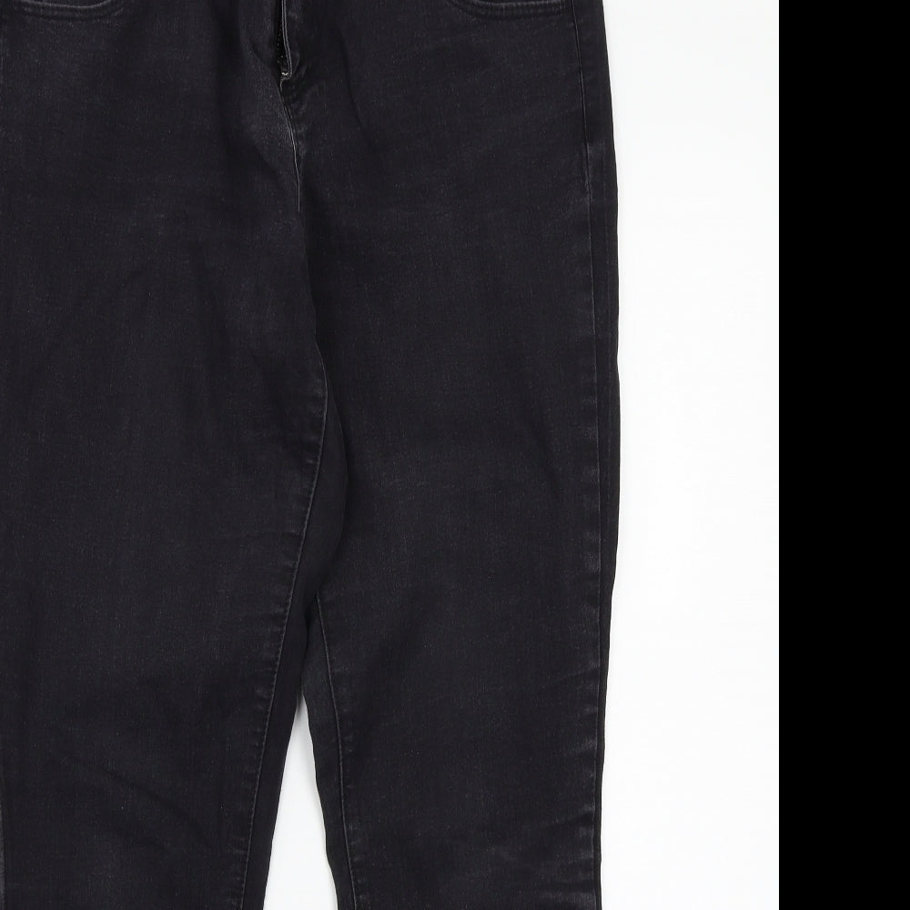 Dorothy Perkins Womens Black   Straight Jeans Size 14 L26 in