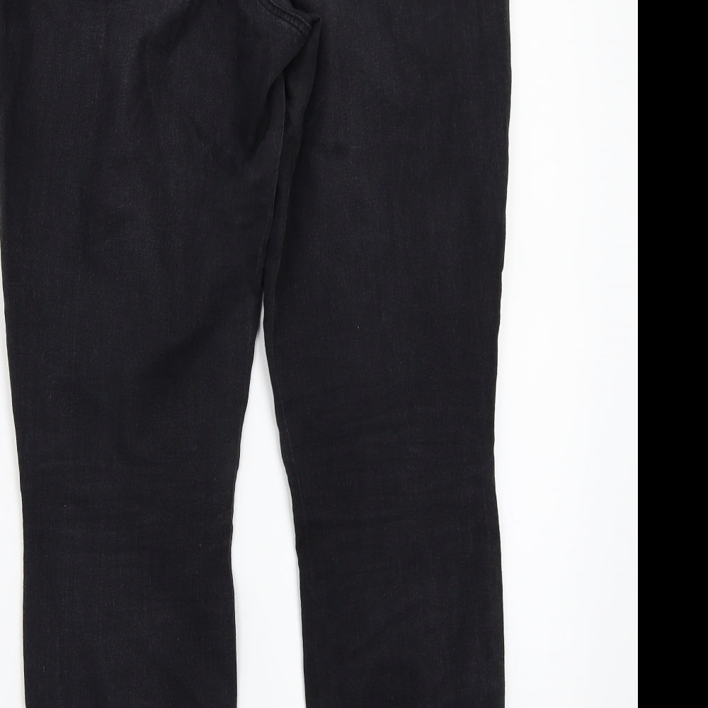 Dorothy Perkins Womens Black   Straight Jeans Size 14 L26 in