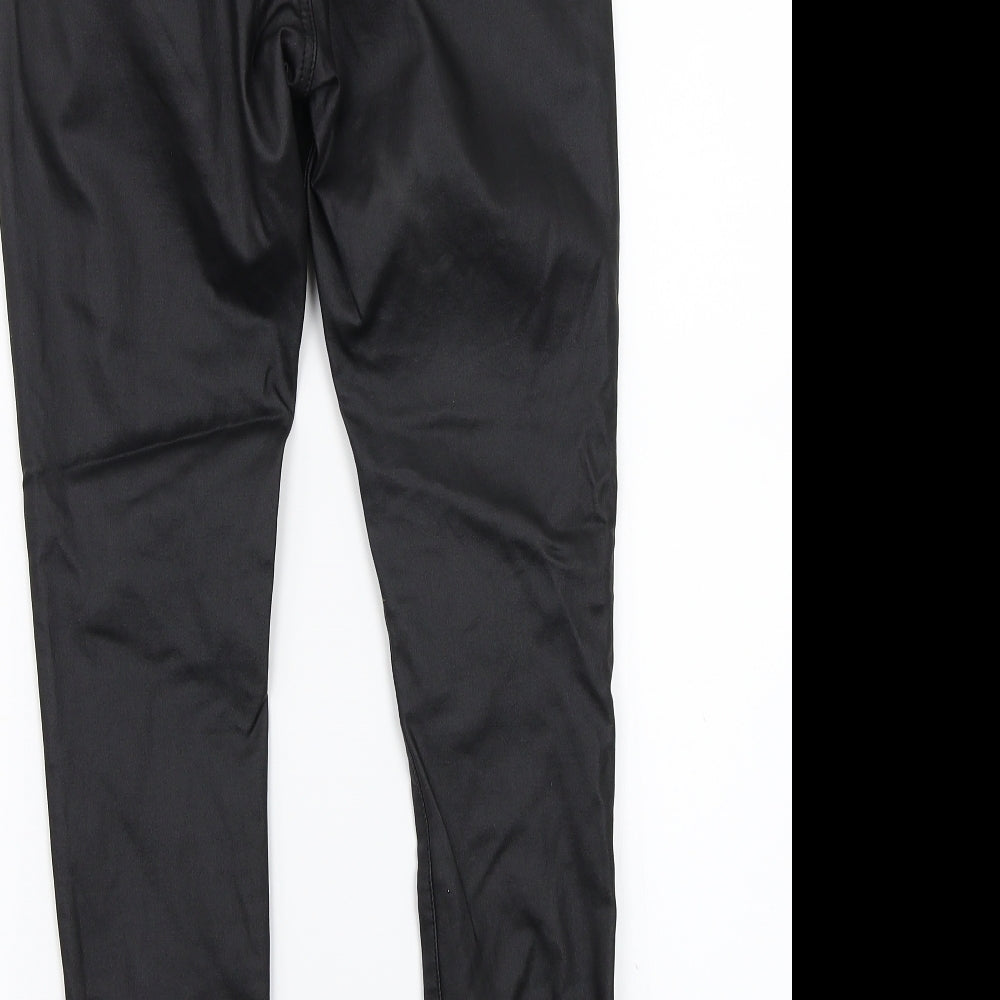 Pretty little thing Womens Black   Trousers  Size 12 L25 in