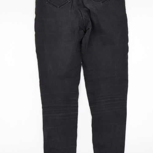 Missguided Womens Black   Straight Jeans Size 10 L29 in