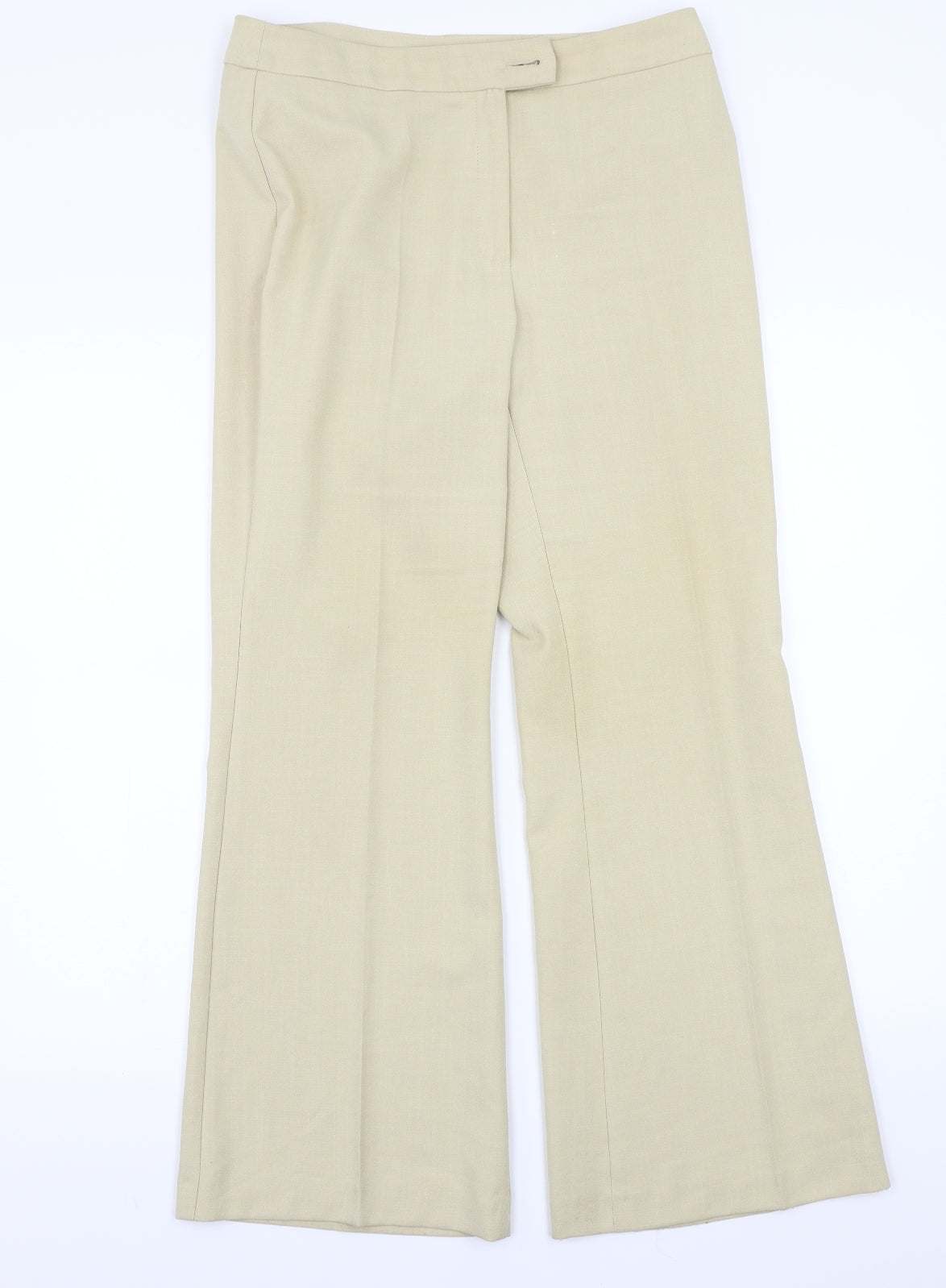 Marks and Spencer Womens Beige   Trousers  Size 10 L28 in