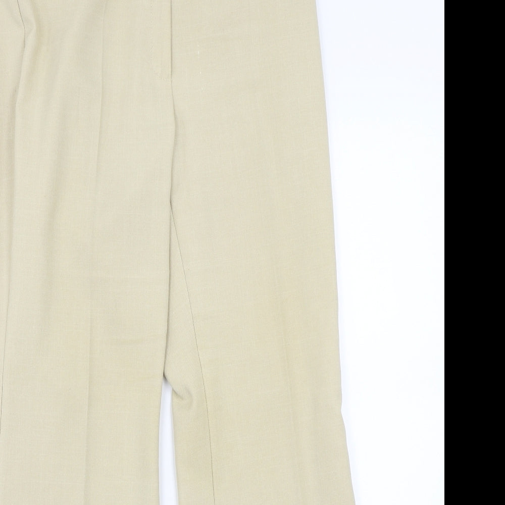 Marks and Spencer Womens Beige   Trousers  Size 10 L28 in