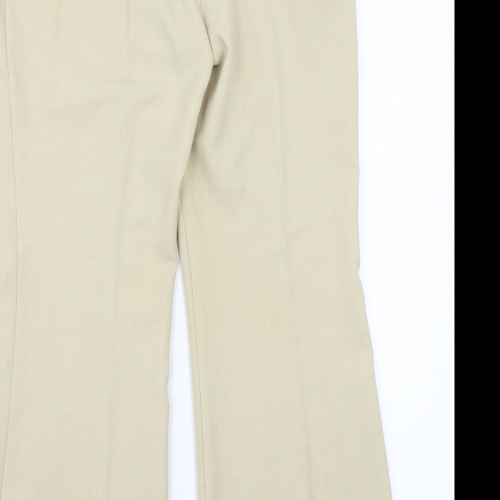 Marks and Spencer Womens Beige   Trousers  Size 10 L28 in