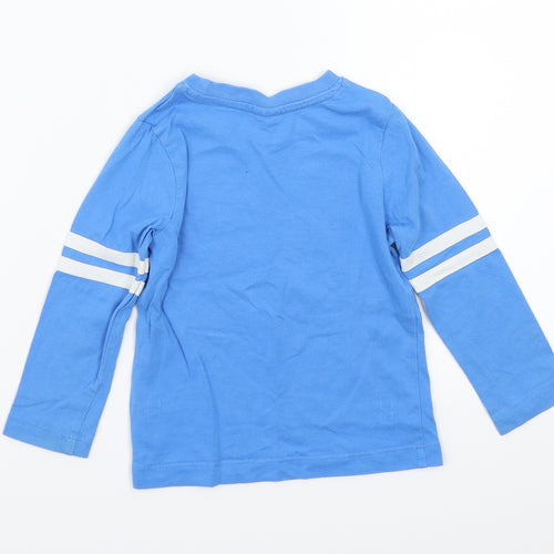 Mini Club Boys Blue  Rayon Basic T-Shirt Size 12-18 Months