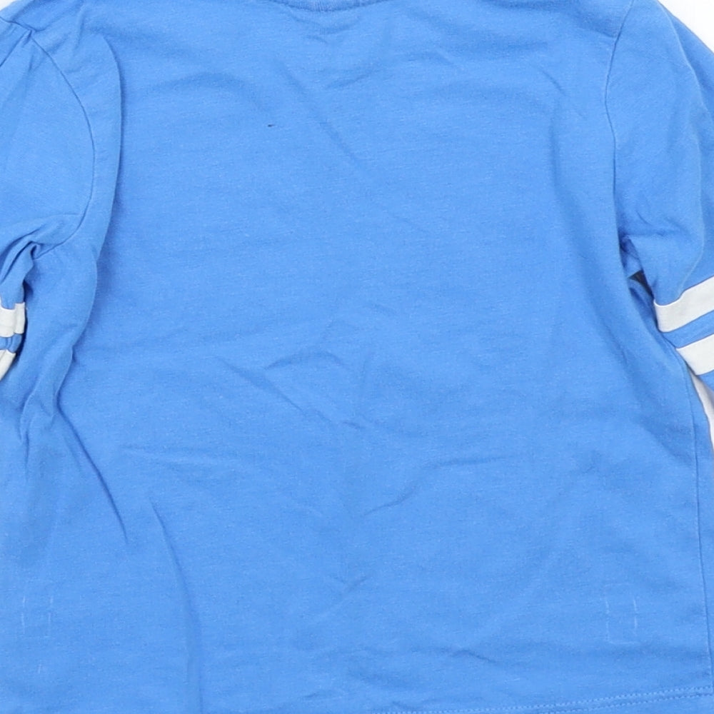 Mini Club Boys Blue  Rayon Basic T-Shirt Size 12-18 Months