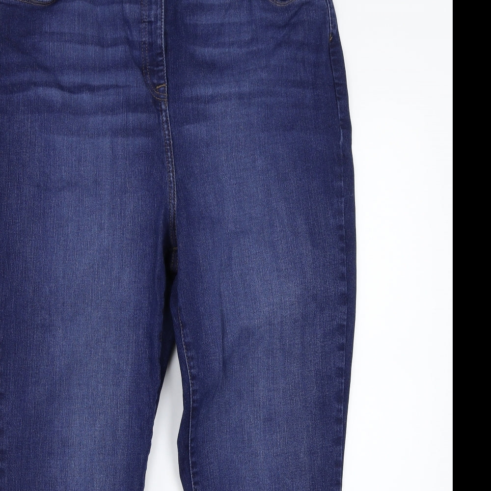 NEXT Womens Blue   Straight Jeans Size 20 L30 in