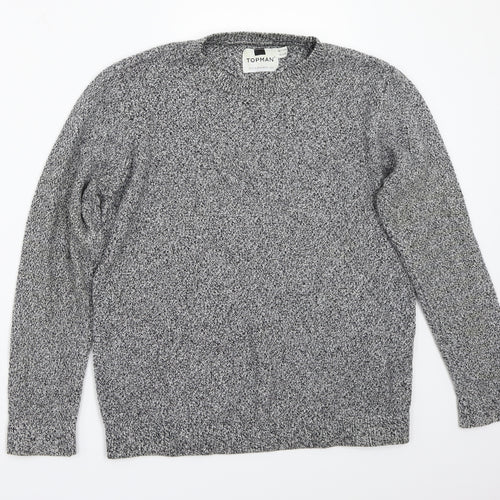 Topshop Mens Grey   Pullover Jumper Size S