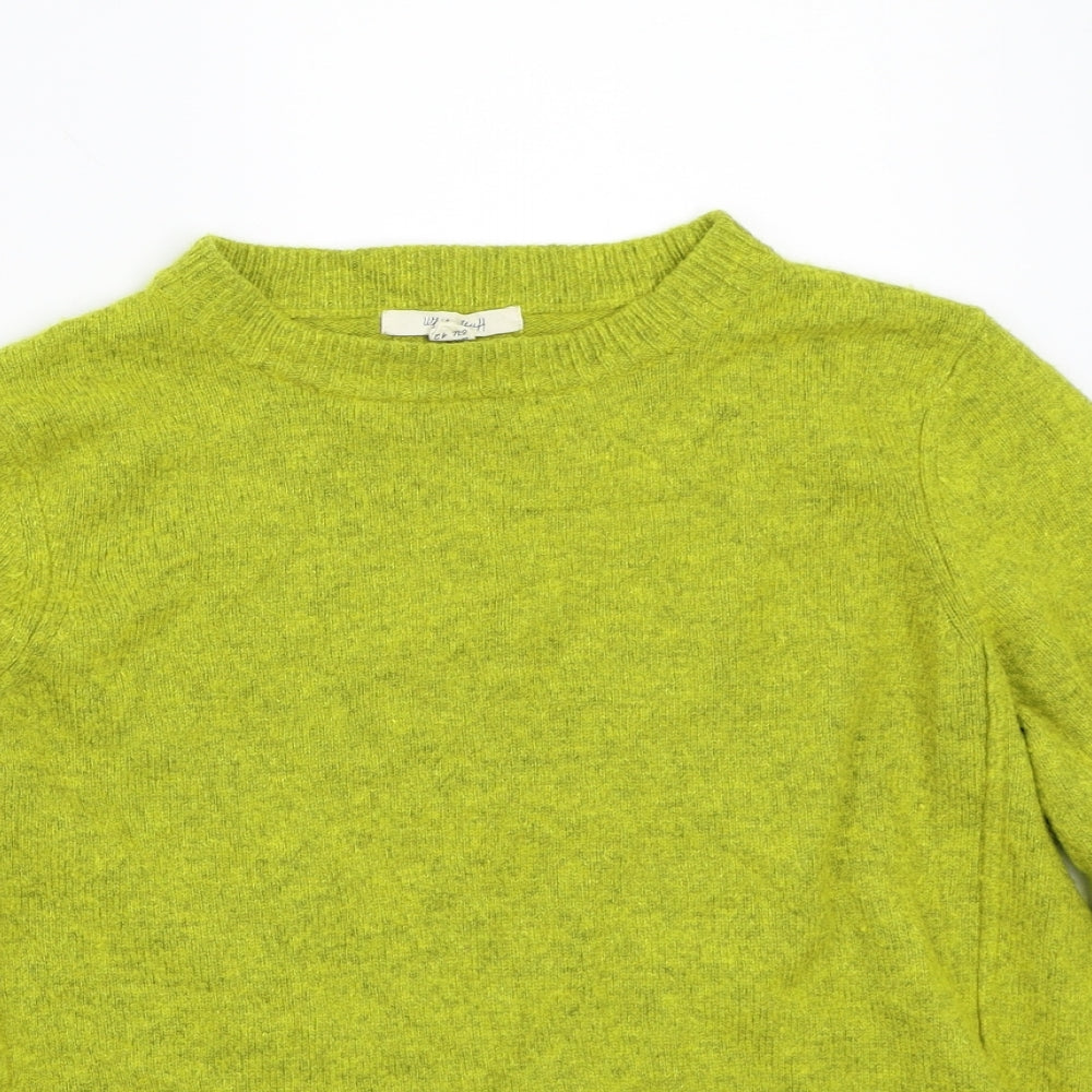 White Stuff Womens Green   Pullover Jumper Size 14