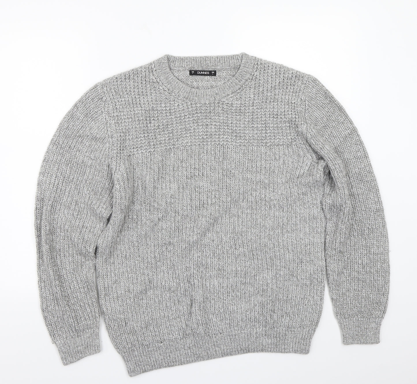 Dunnes Womens Grey   Pullover Jumper Size L