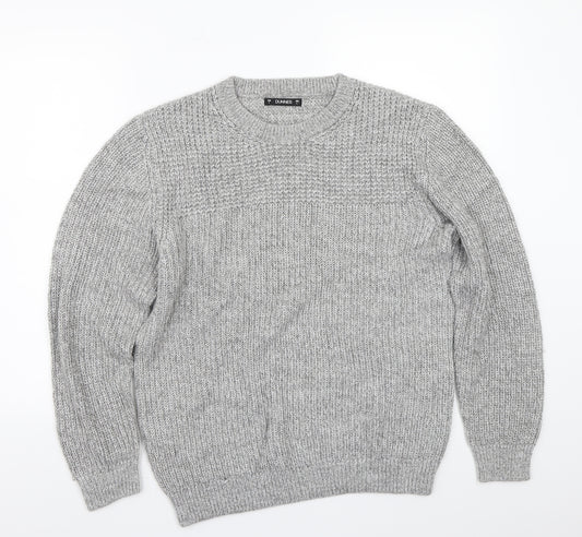 Front view of Dunnes women’s grey jumper, size L