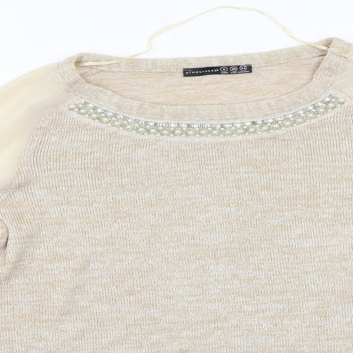 Atmosphere  Womens Beige   Pullover Jumper Size 8