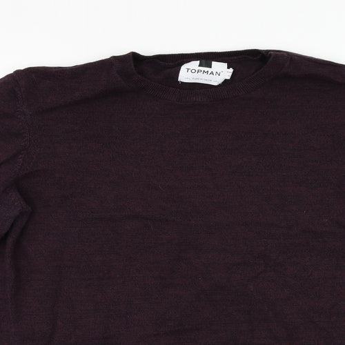Topman  Mens Red   Pullover Jumper Size L