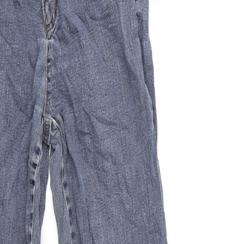 Arizona Jeans Womens Blue  Denim Straight Jeans Size 28 in L26 in