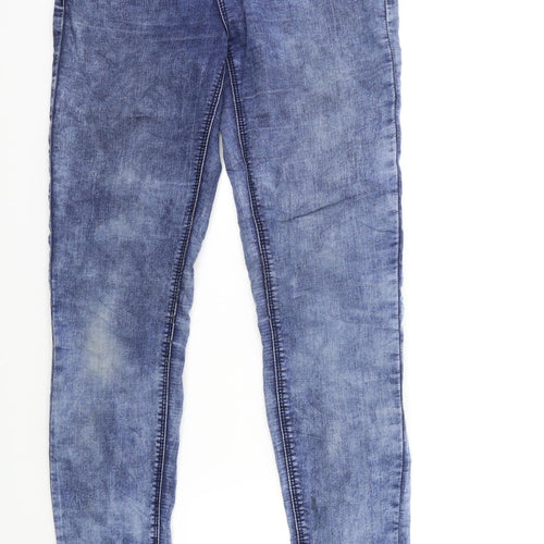 New Look Womens Blue  Denim Skinny Jeans Size 8 L30 in