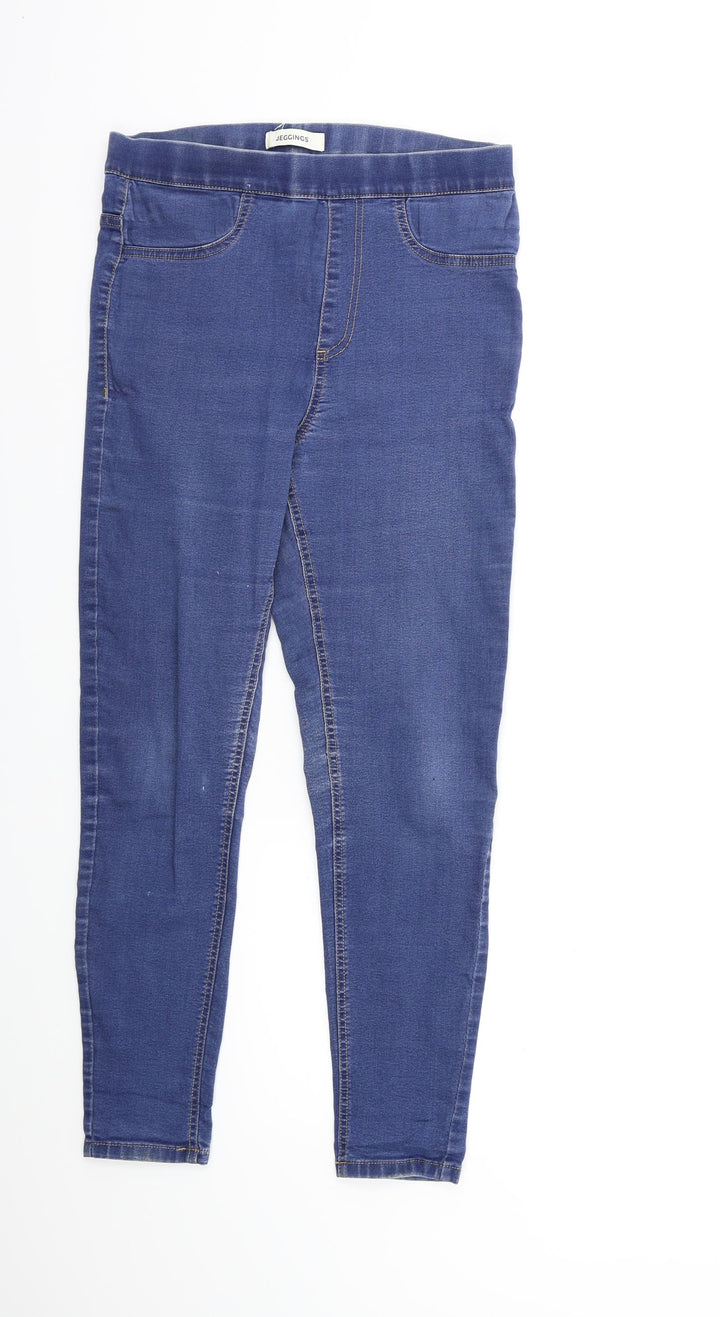 Marks and Spencer Womens Blue  Denim Skinny Jeans Size 10 L27 in