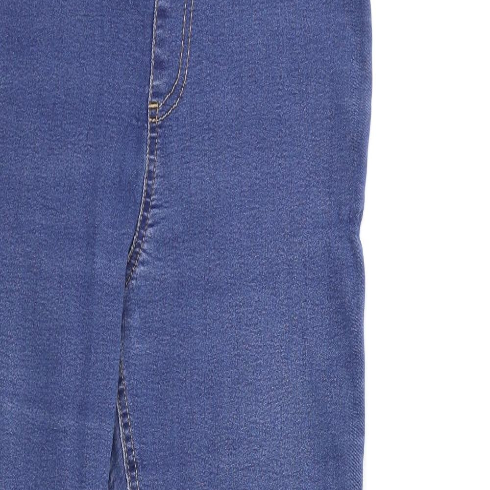 Marks and Spencer Womens Blue  Denim Skinny Jeans Size 10 L27 in